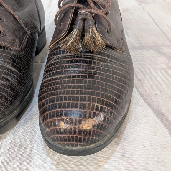 Ariat Bancroft 16023 Women's 8B Brown Leather Tassel Classic Ankle Bootie Boot - Picture 2 of 9